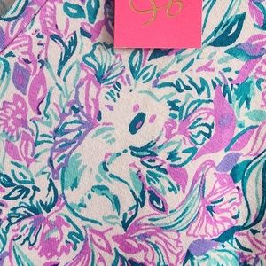 NWT Lilly Pulitzer knit KOALA PJ top S